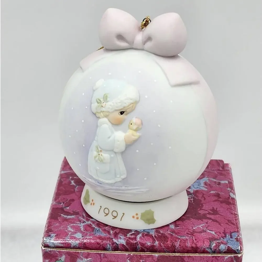 Precious Moments Ornament 526940 May Your Christmas Be Merry Vintage W/Box Tags